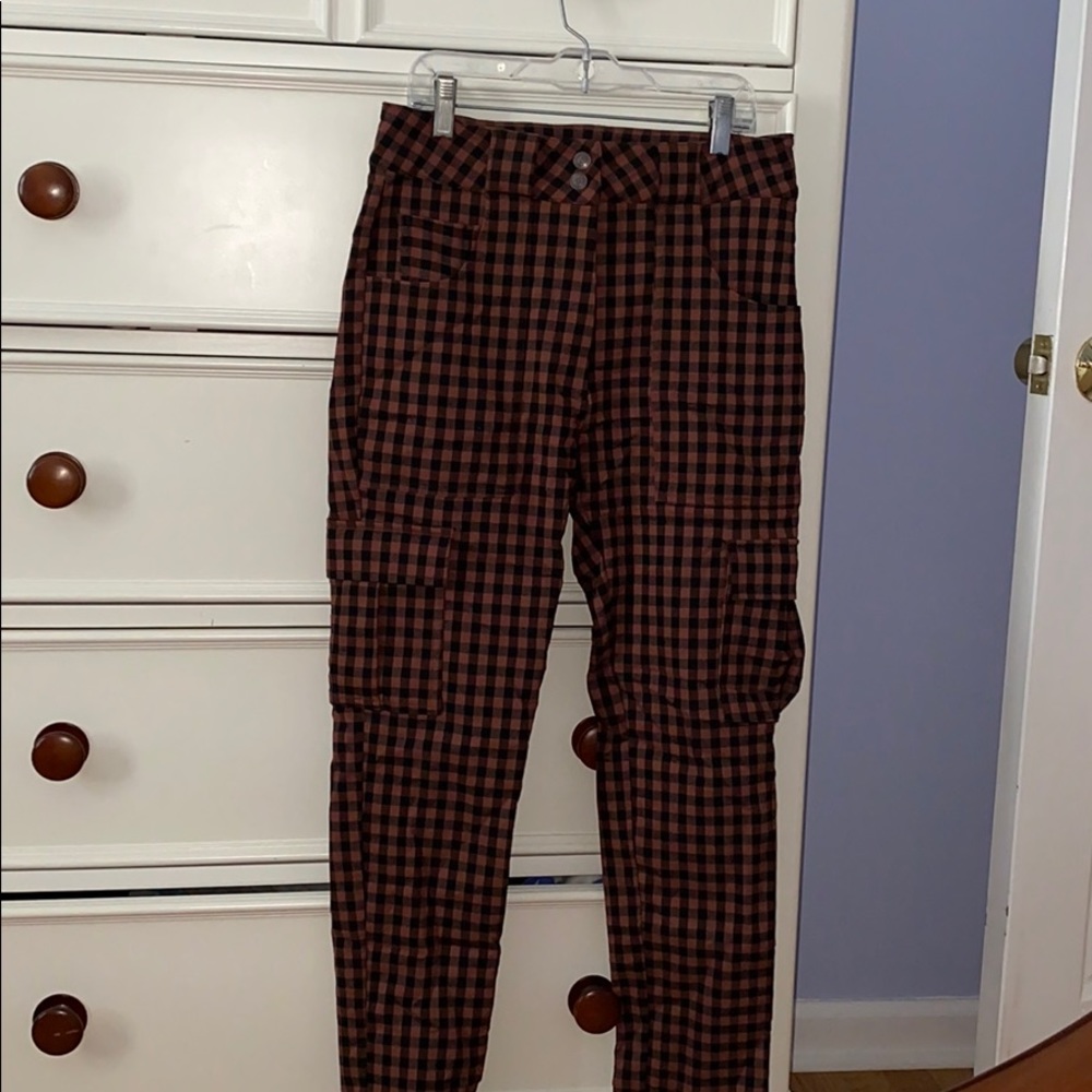 Urban Outfitters Checkered Cargo Pants